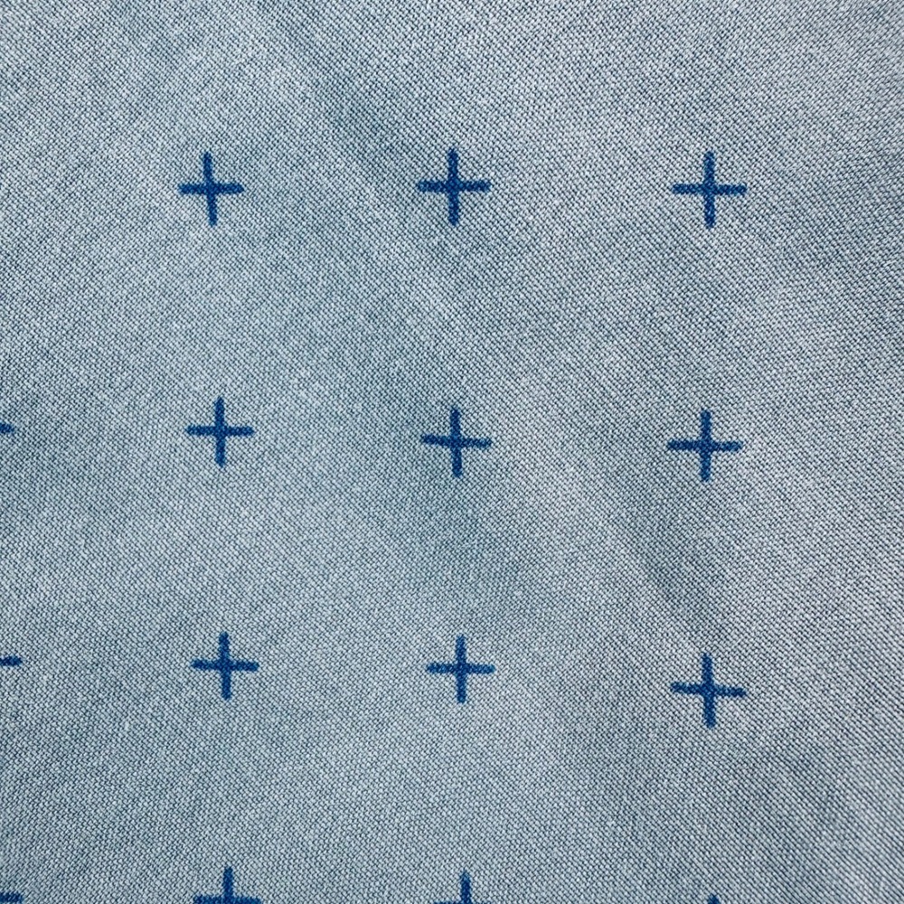 Lululemon Men's 40 Commission Short Light Grey Navy Blue Cross Print Chino Golf - Picture 5 of 12